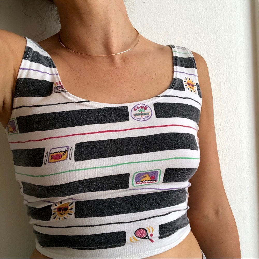 Vintage workout crop!